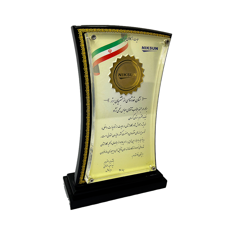 نشان قدرشناسی مشتری برتر – نماینده استان کرمان (بهار ۱۳۹۷)